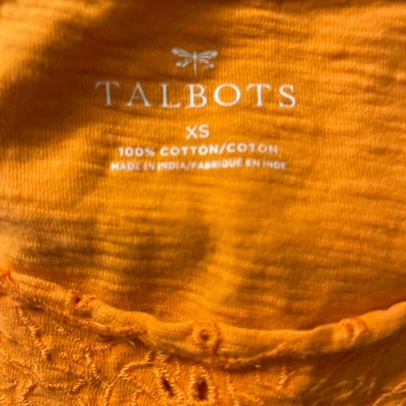 Size X Small Orange T-Shirt by Talbots - Picture 5 of 5